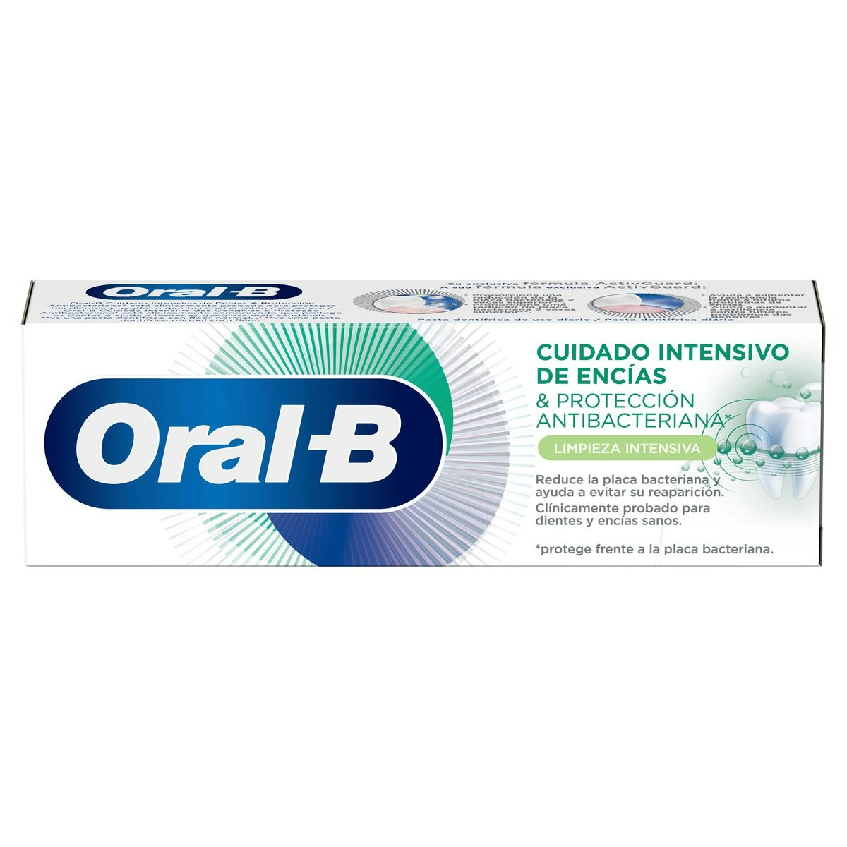 Pasta dentífrica antibacterial ORAL B limpieza profunda 75 ml