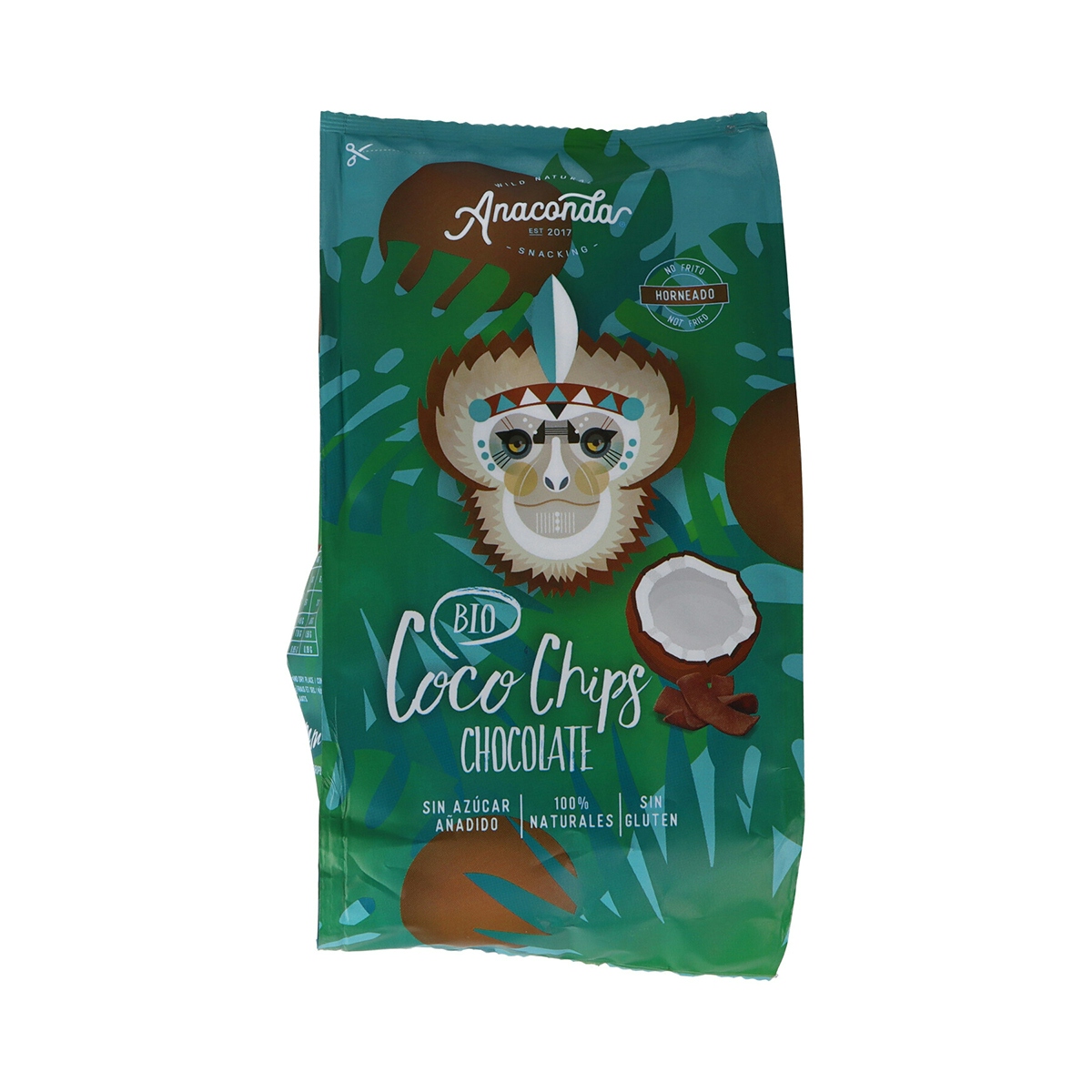 Coco chips chocolate bio Anaconda 60 gr