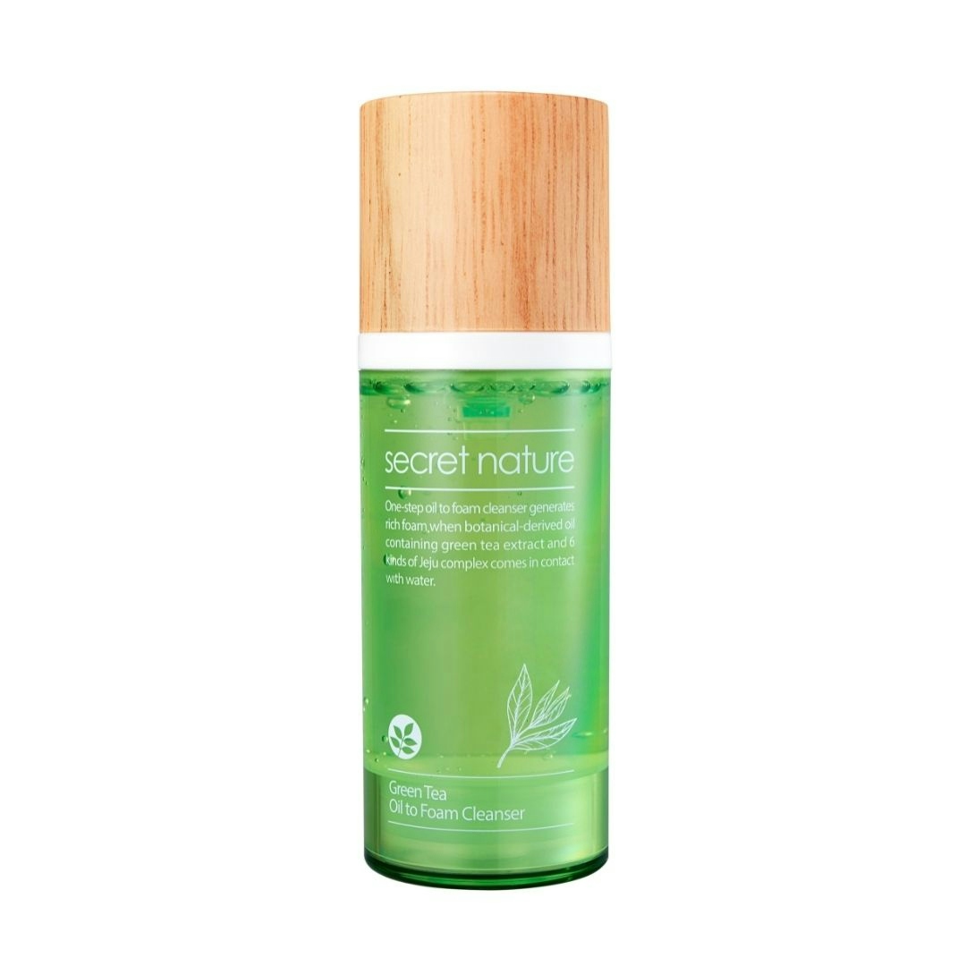 Limpiador facial en aceite con té verde SECRET NATURE 100 ml