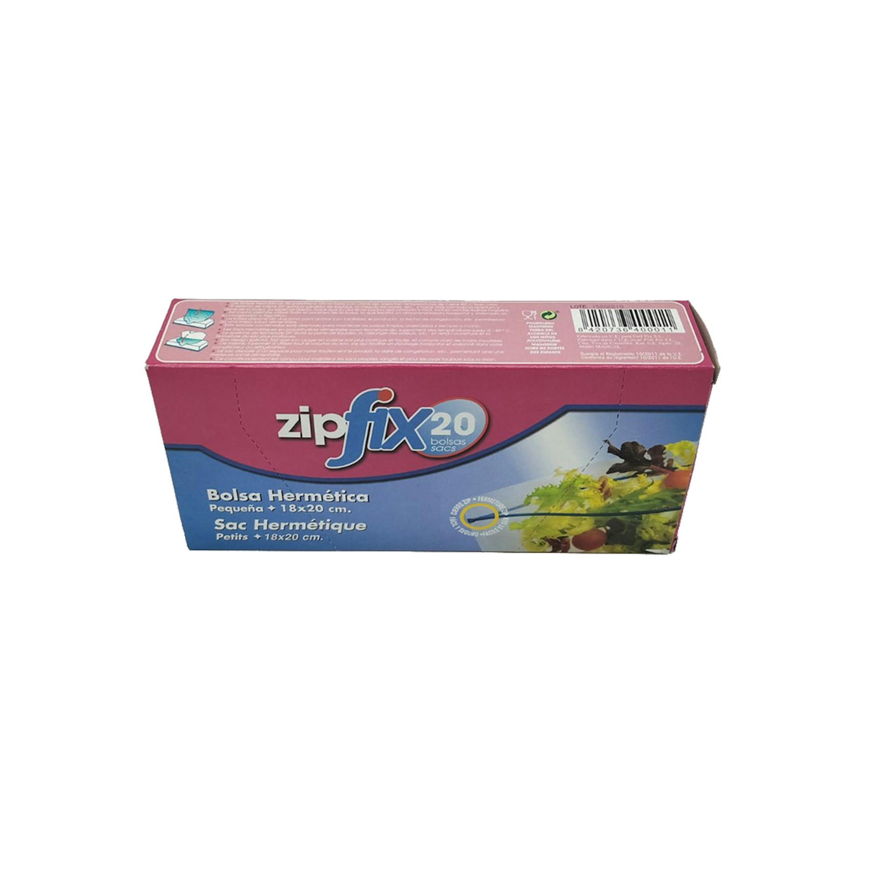 Zip Pequeña 18X20  R.20 (1,2Lts)