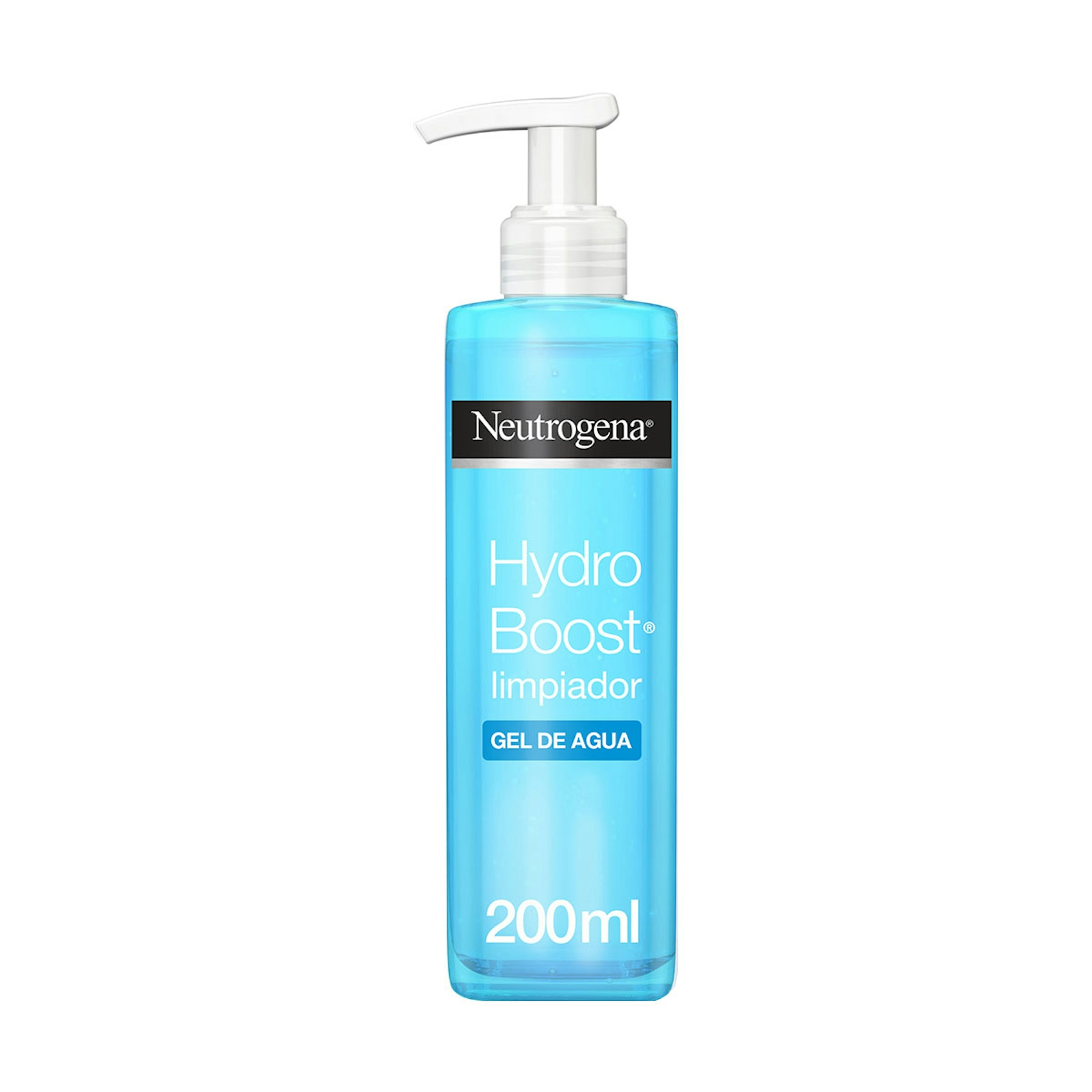 Neutrogena Hydro Boost Limpiador Gel de Agua, Elimina las Impurezas y el Maquillaje, 200ml