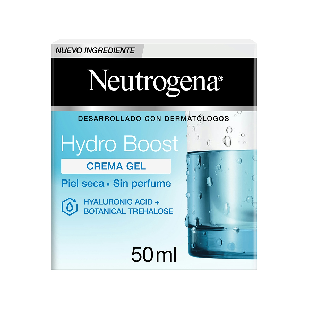 Neutrogena Hydro Boost Pack Hidratación Facial 24 horas, Crema Gel Hydro Boost 50ml y Regalo Contorno de Ojos Anti,Fatiga 15ml