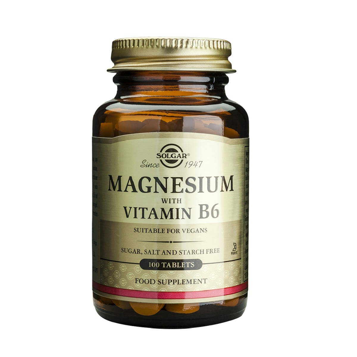 Magnesio + Vitamina B6 Solgar 100 Cápsulas Magnesio + Vitamina B6 Solgar 100 Cápsulas 0