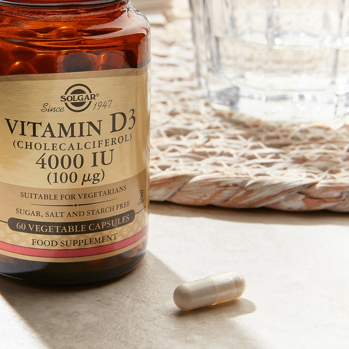 Vitamina D3 4000Ui Solgar 60 uds