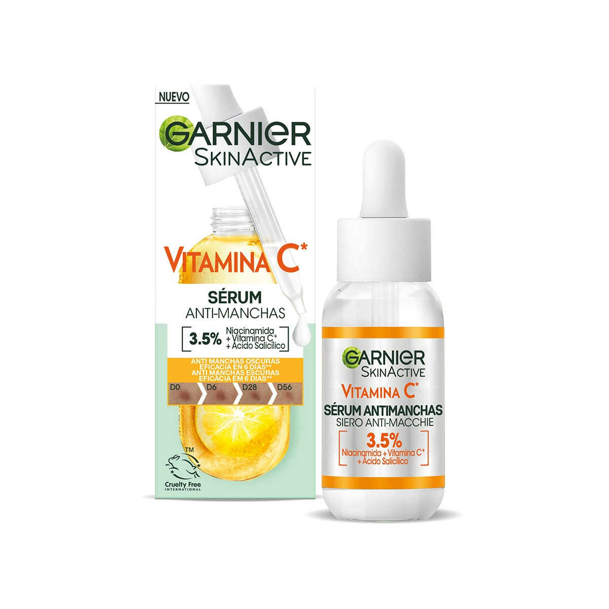 Sérum facial Vitamina C anti-manchas Garnier 30 ml