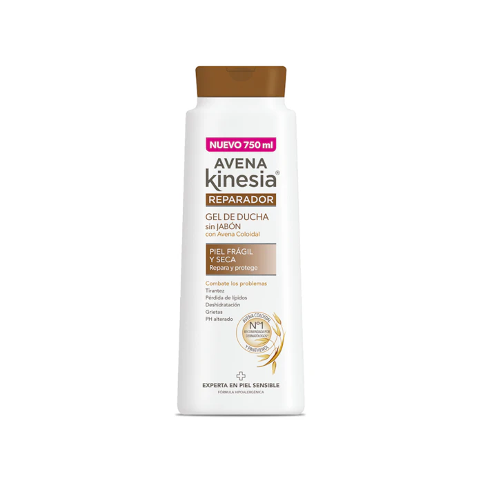 Gel De Ducha Reparador Avena Kinesia 750Ml