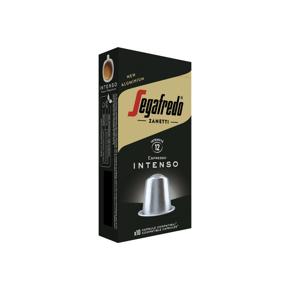 Café Espresso Intenso Segafredo 10 Cápsulas Café Espresso Intenso Segafredo 10 Cápsulas 0