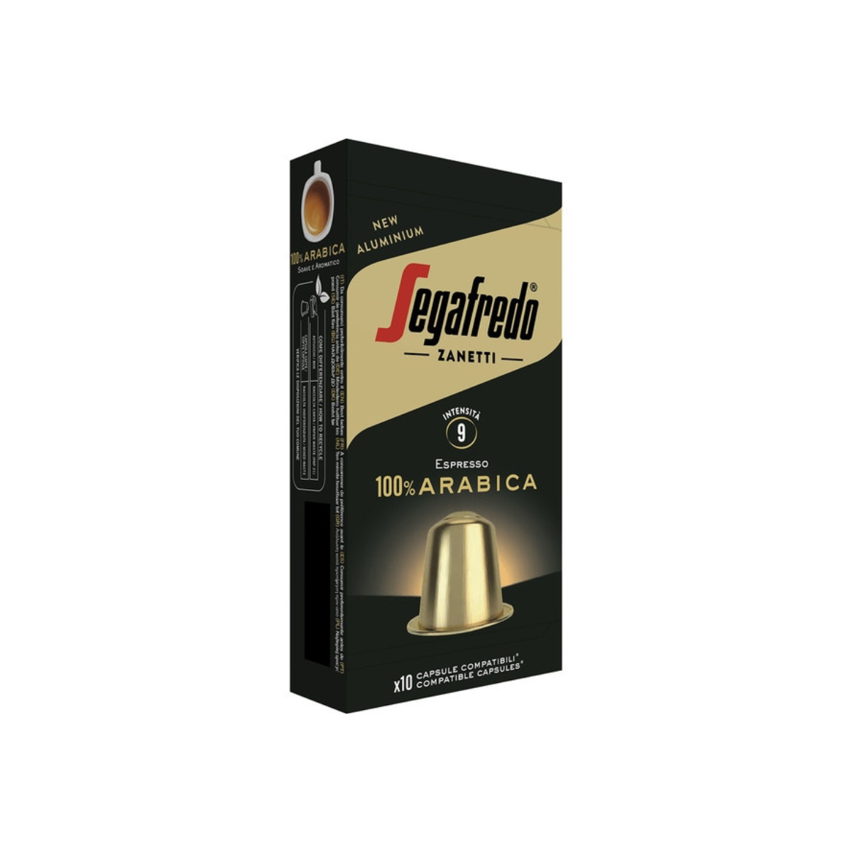 Café Espresso 100% Arábica Segafredo 10 Cápsulas Café Espresso 100% Arábica Segafredo 10 Cápsulas 0