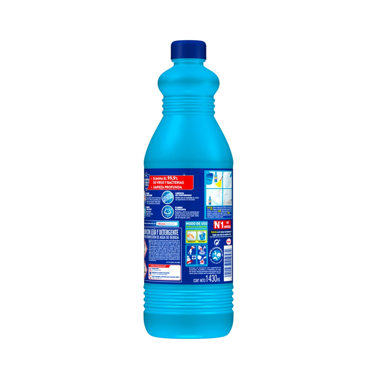 Lejía con detergente Azul Estrella 1.43 l