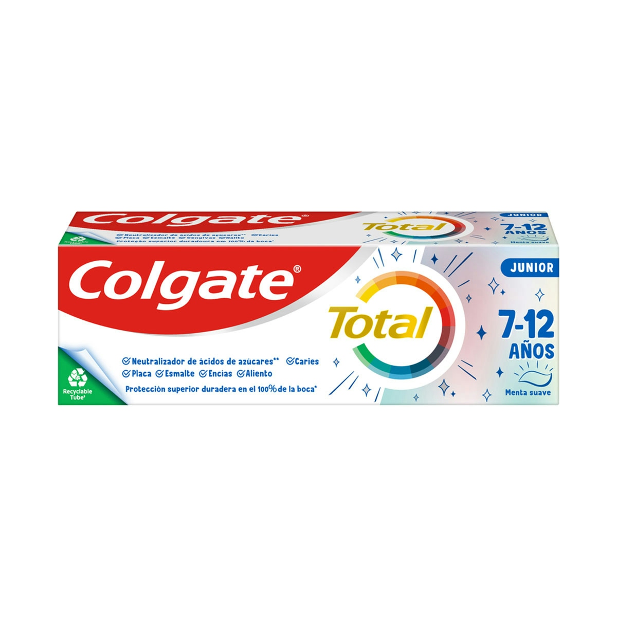 Pasta de dientes infantil Colgate Total para niños 7-12 años, protección completa 50ml