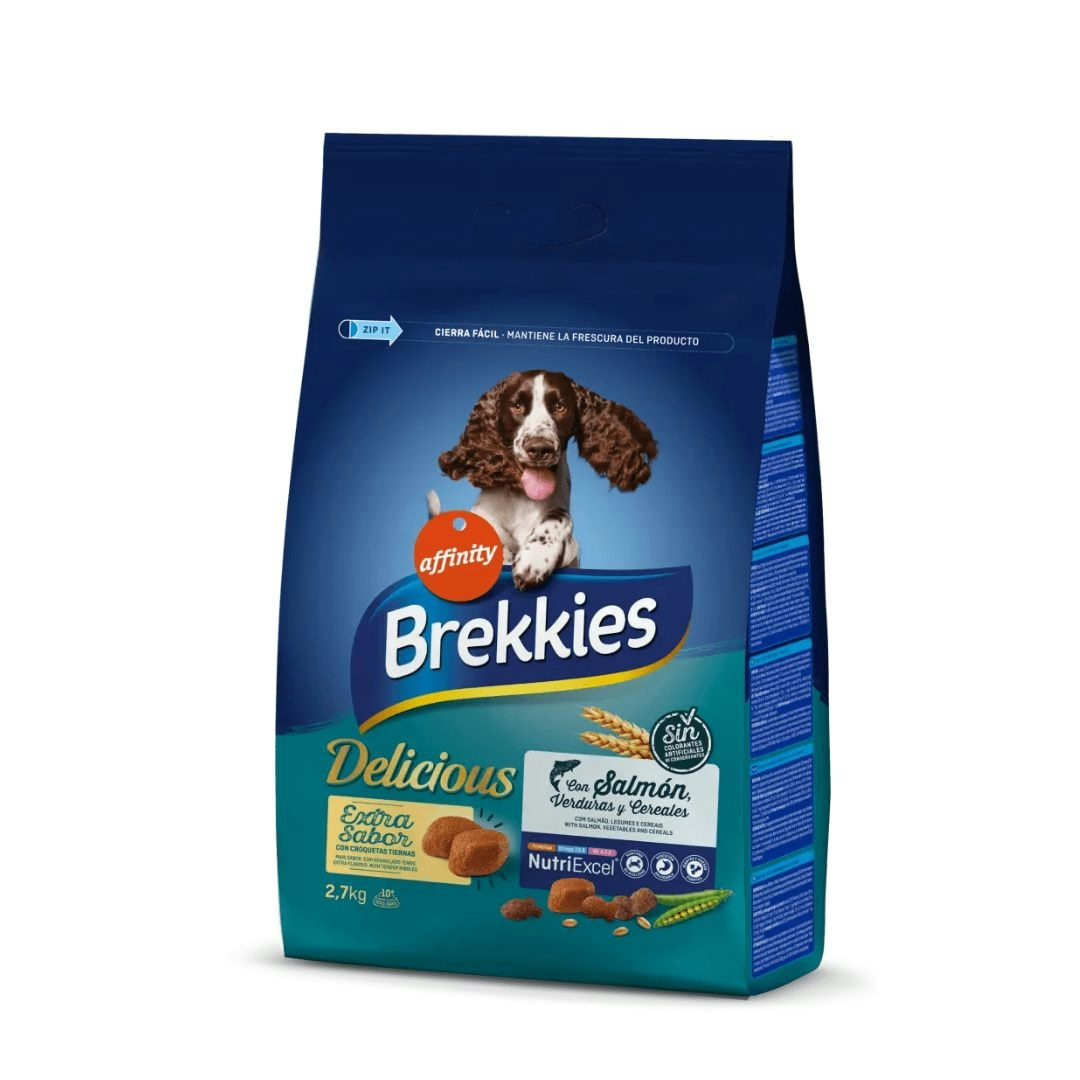 Pienso Perros Delicious Salmón Brekkies 2.7Kg Pienso Perros Delicious Salmón Brekkies 2.7Kg 0