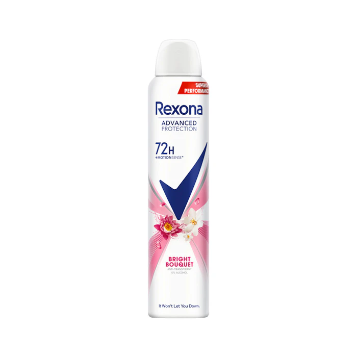 Desodorante Spray Mujer Advance Bright Bouquet Rexona 200Ml