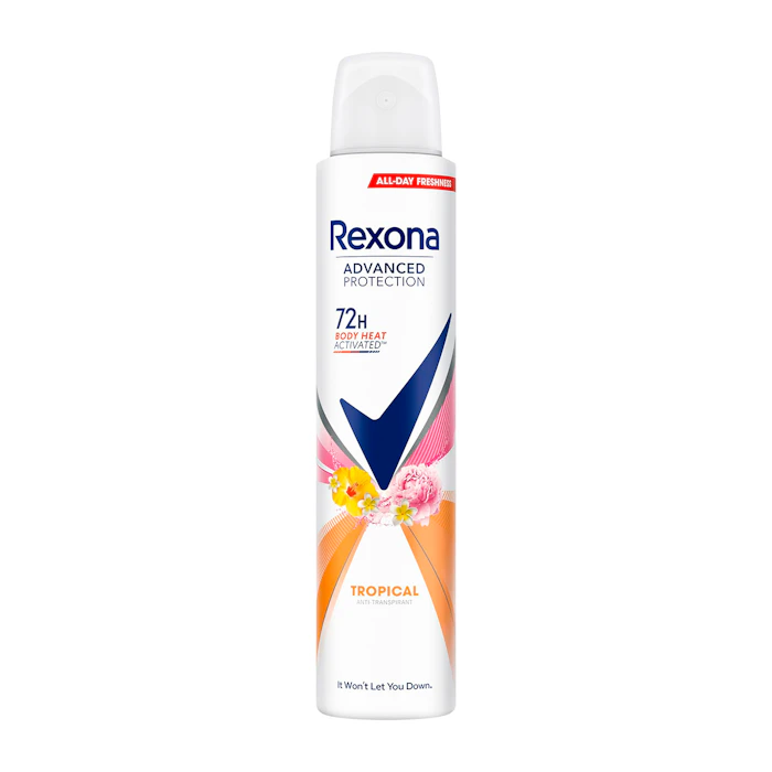 Desodorante Spray Mujer Advanced Tropical Rexona 200Ml