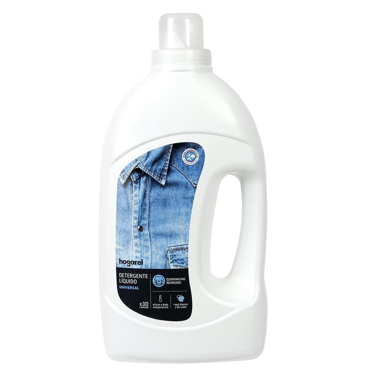 Detergente Liquido Blanca Y Color Hogarel 30 Lav 1,95L