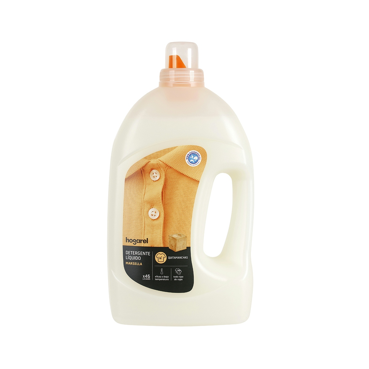 Detergente Liquido Marsella Hogarel 46 Lav 2,99L