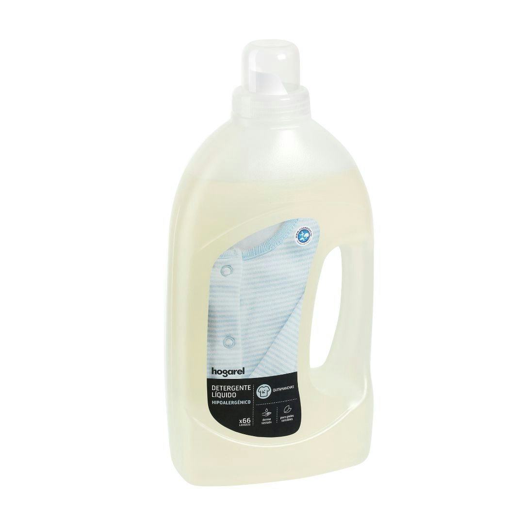Detergente Líquido Pieles Sensibles Hogarel 66 Lav 1.98L Detergente Líquido Pieles Sensibles Hogarel 66 Lav 1.98L 0