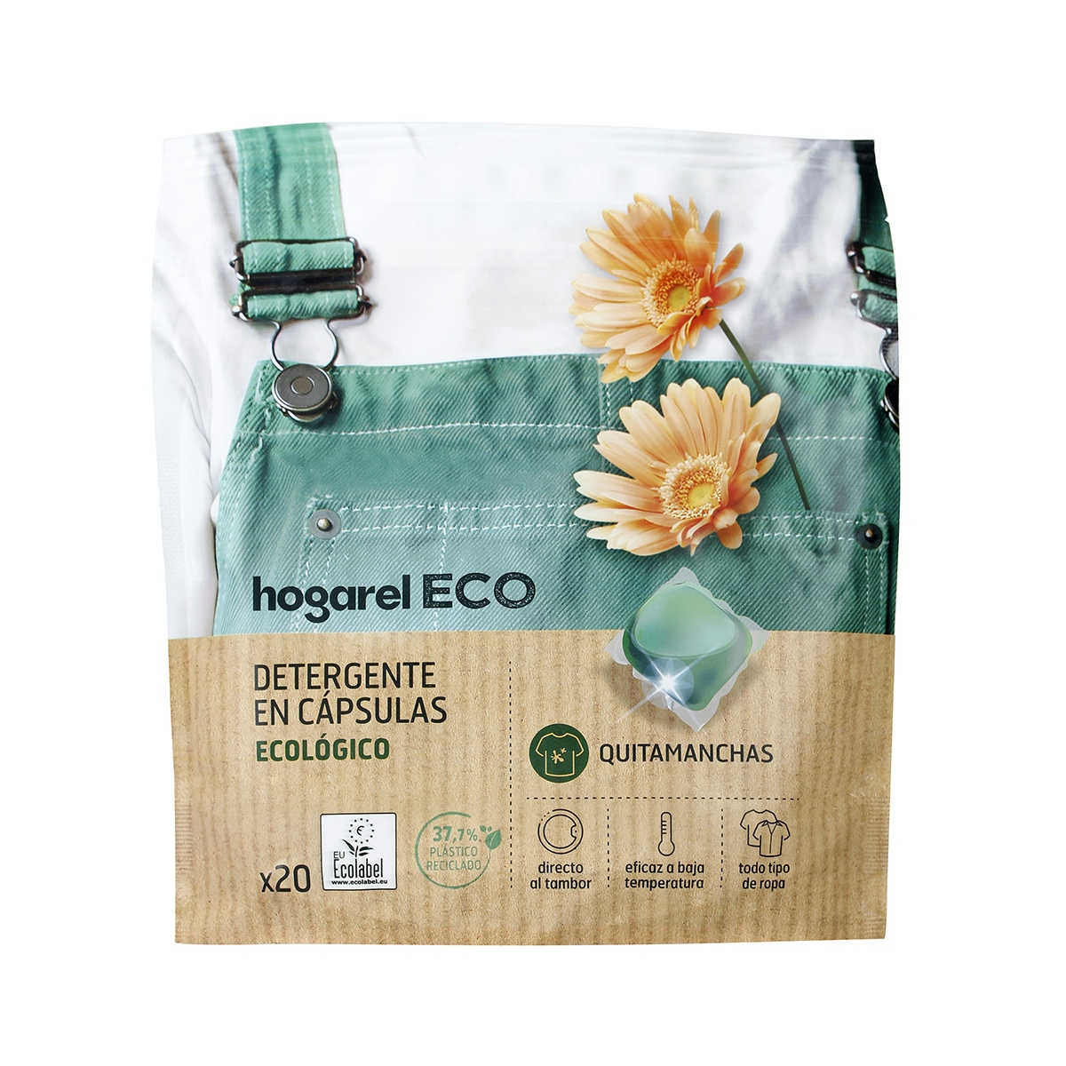Detergente En Cápsulas Quitamanchas ECO Hogarel 20 Lv Detergente En Cápsulas Quitamanchas ECO Hogarel 20 Lv 0