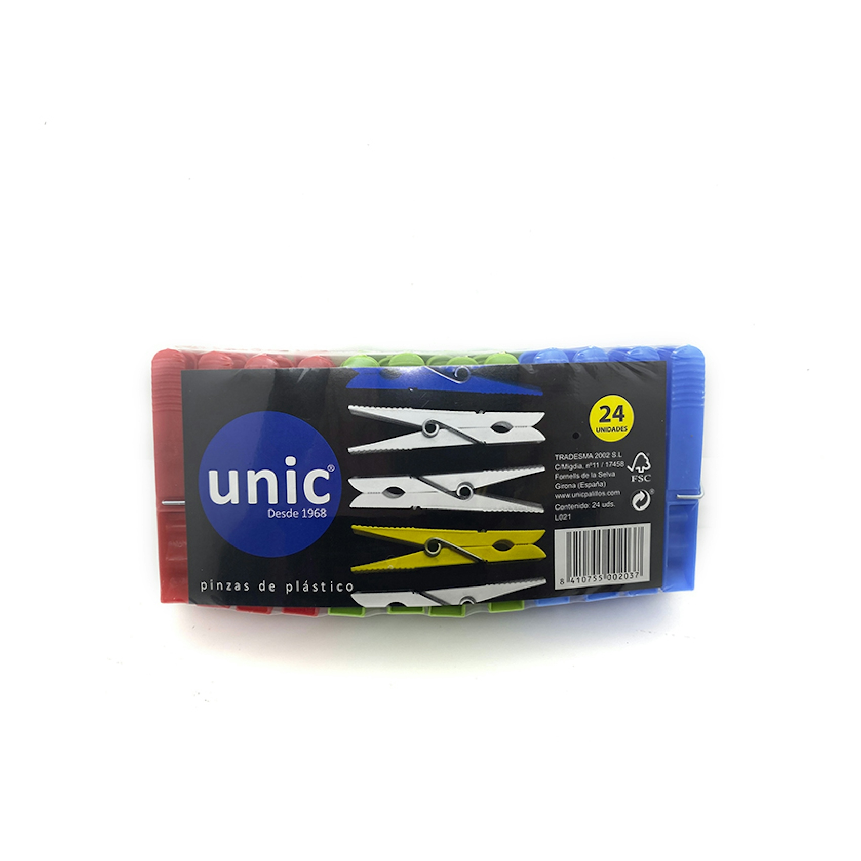 Pinzas De Plástico X24Uds Standard Unic 1 Ud