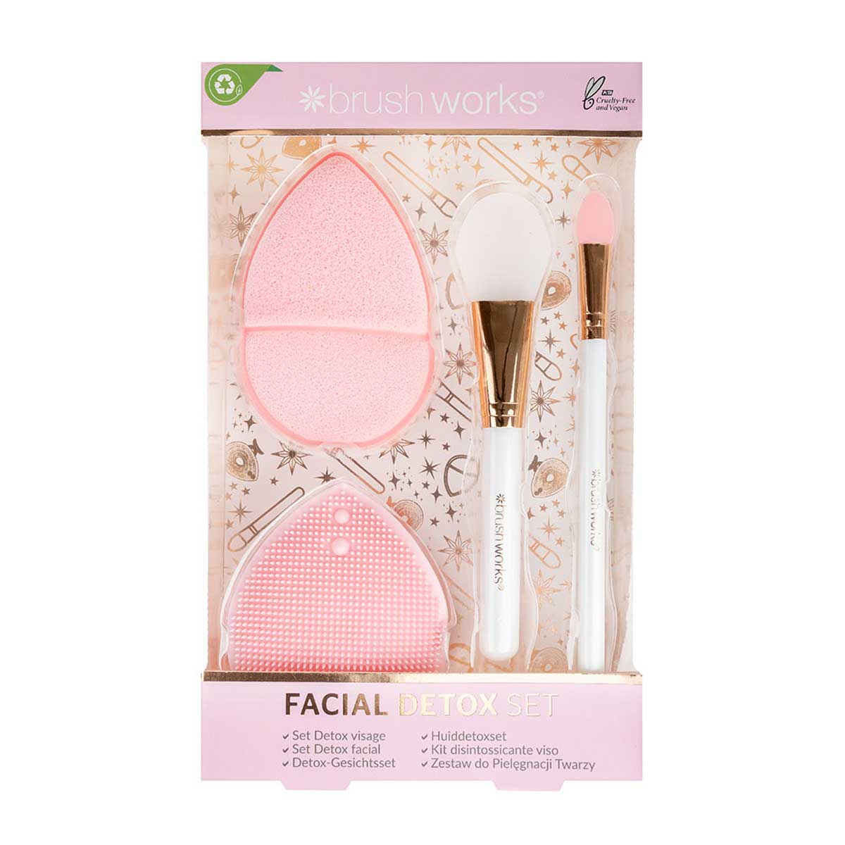 Imagen de Set De Regalo Detox Facial Brushworks