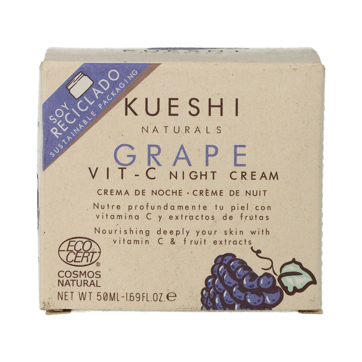 Crema De Noche Uva Y Vit C Kueshi 50Ml Crema De Noche Uva Y Vit C Kueshi 50Ml 0