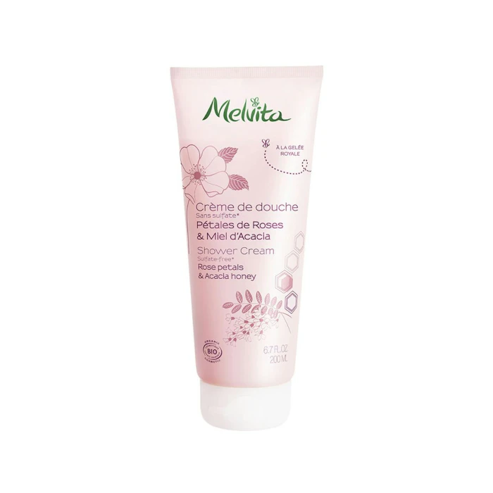 Crema De Ducha Rosa Y Miel De Acacia Melvita 200Ml