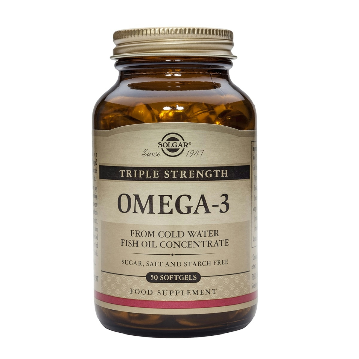 Omega 3 Triple Concentración Solgar 50 Cápsulas Omega 3 Triple Concentración Solgar 50 Cápsulas 0