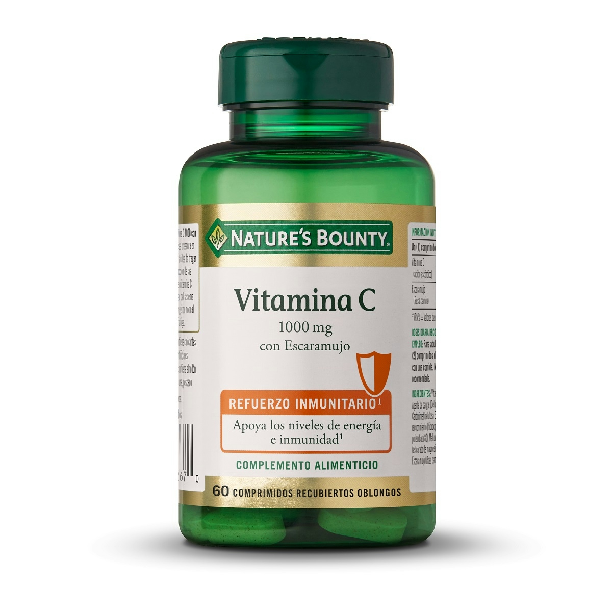 Vitamina C 1000 Mg Con Escaramujo Nature’s Bounty 60 Comprimidos Vitamina C 1000 Mg Con Escaramujo Nature’s Bounty 60 Comprimidos 0