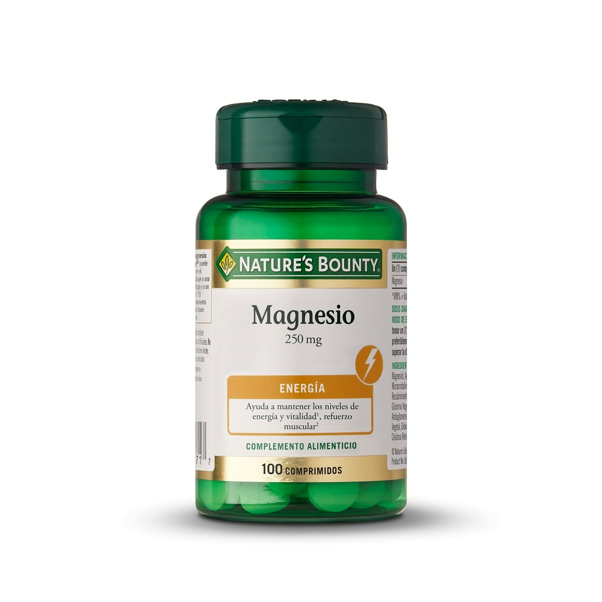 Magnesio 250 Mg Nature's Bounty 100 Comprimidos Magnesio 250 Mg Nature's Bounty 100 Comprimidos 0