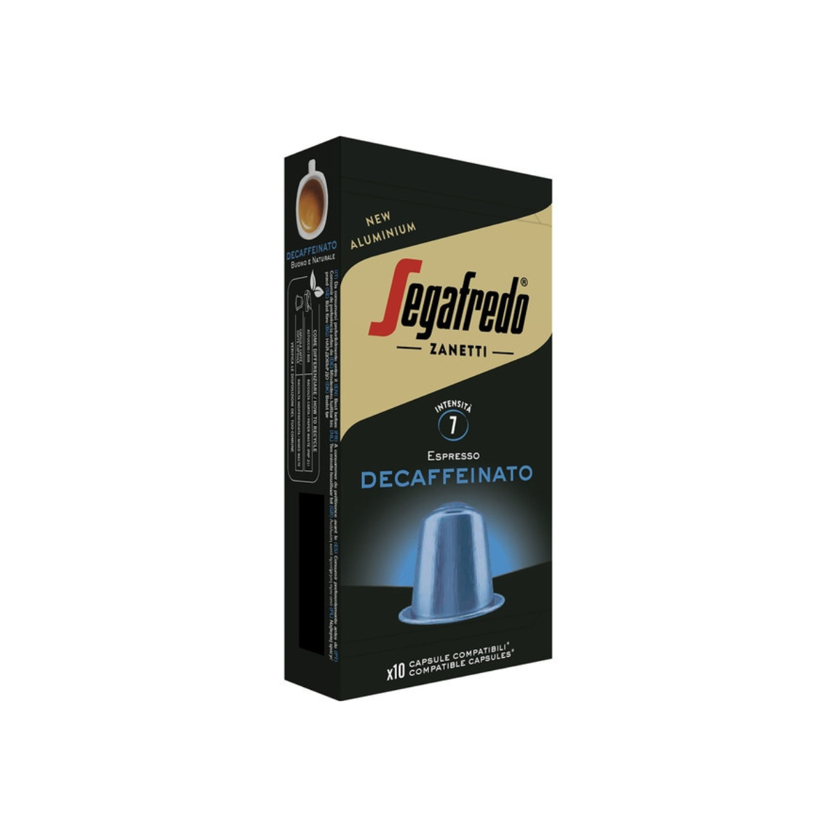 Café Descafeinado Segafredo 10 Cápsulas Café Descafeinado Segafredo 10 Cápsulas 0