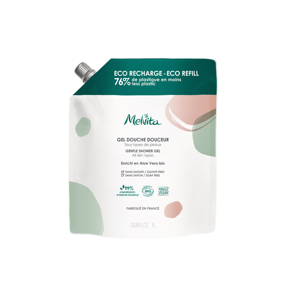 Imagen de Gel De Ducha Suave Aloe Vera Melvita 1Lt