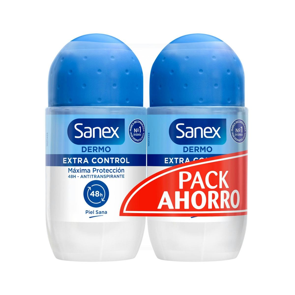 Desodorante roll-on Sanex pH Balance Dermo Extra Control 48h antitranspirante 2x50ml