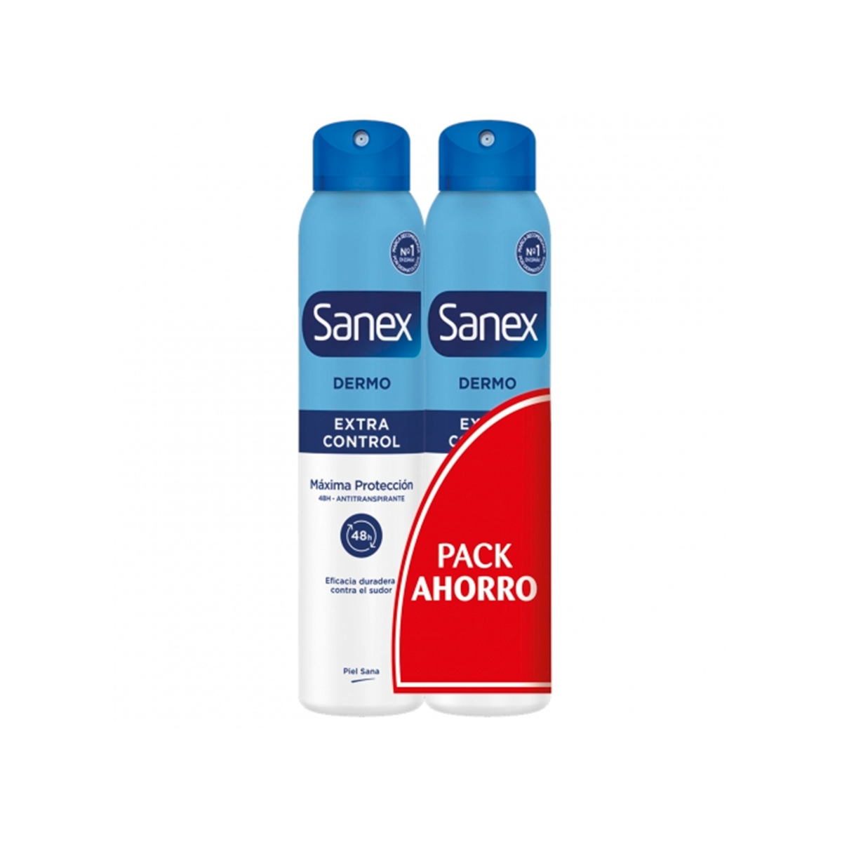 Imagen de Desodorante Spray Dermo+ Extra Control 72H Antitranspirante Sanex 2X200Ml