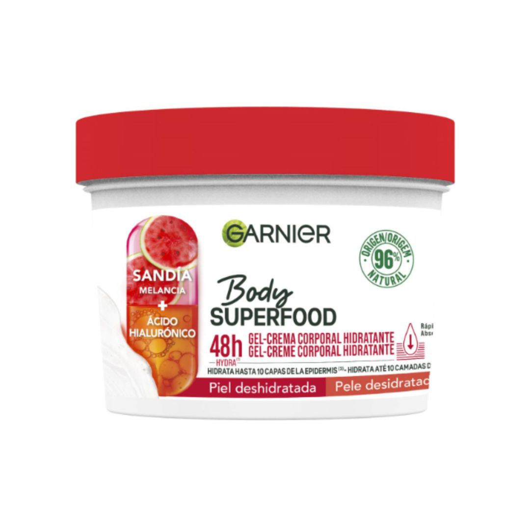 Imagen de Gel-Crema Corporal Hidratante Body SuperFood Sandía Garnier 380Ml