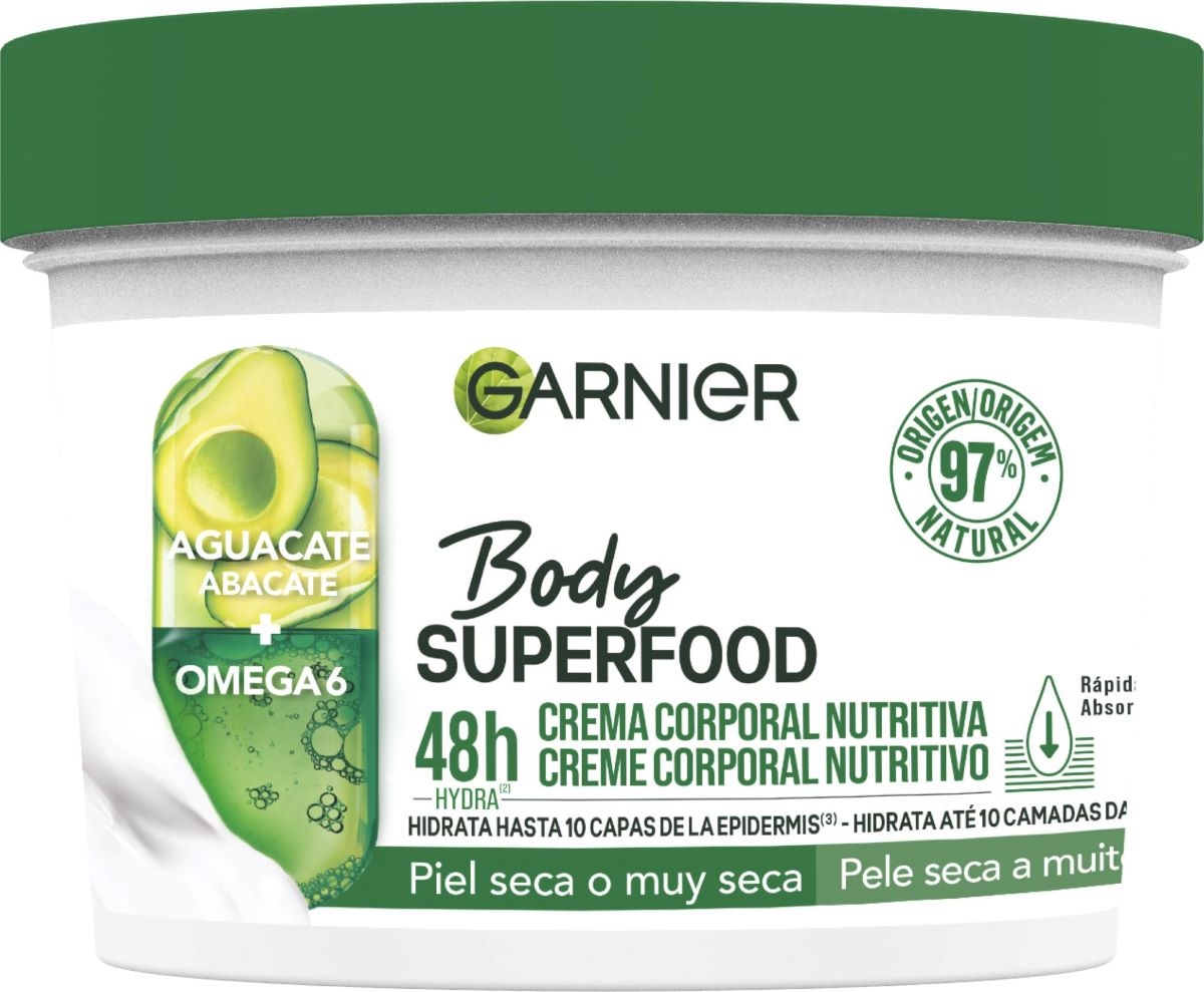 Crema Corporal Garnier Bodyfood Avocado 380ml
