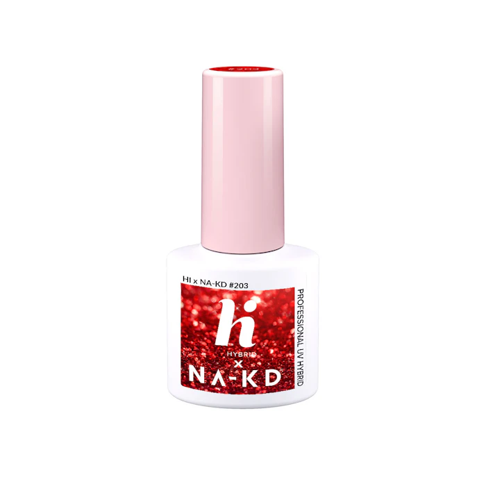 Esmalte De Uñas Semipermanente Glitter Hi Hybrid