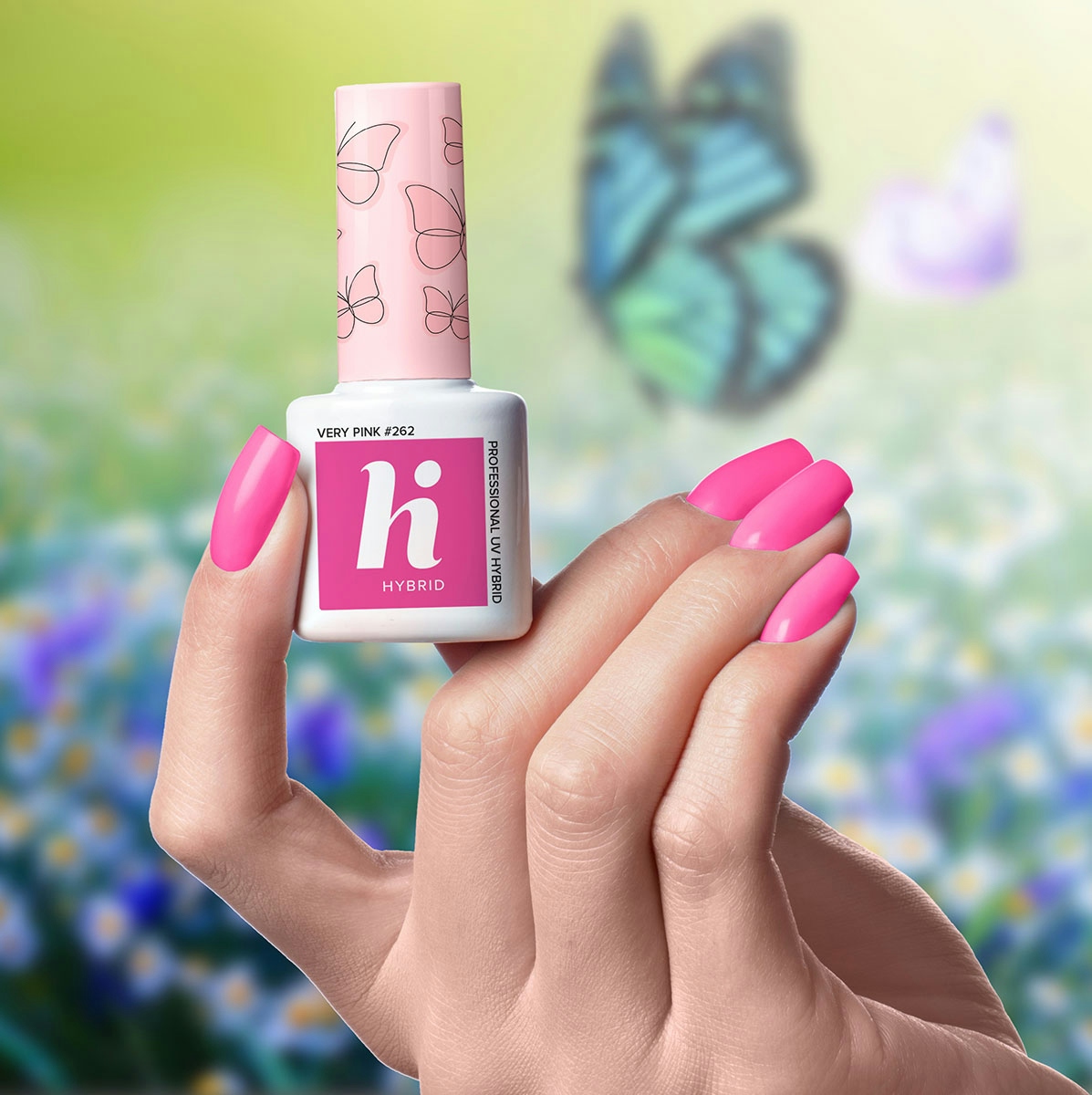Esmalte de uñas UV gel polish Hi Hybrid Butterflies