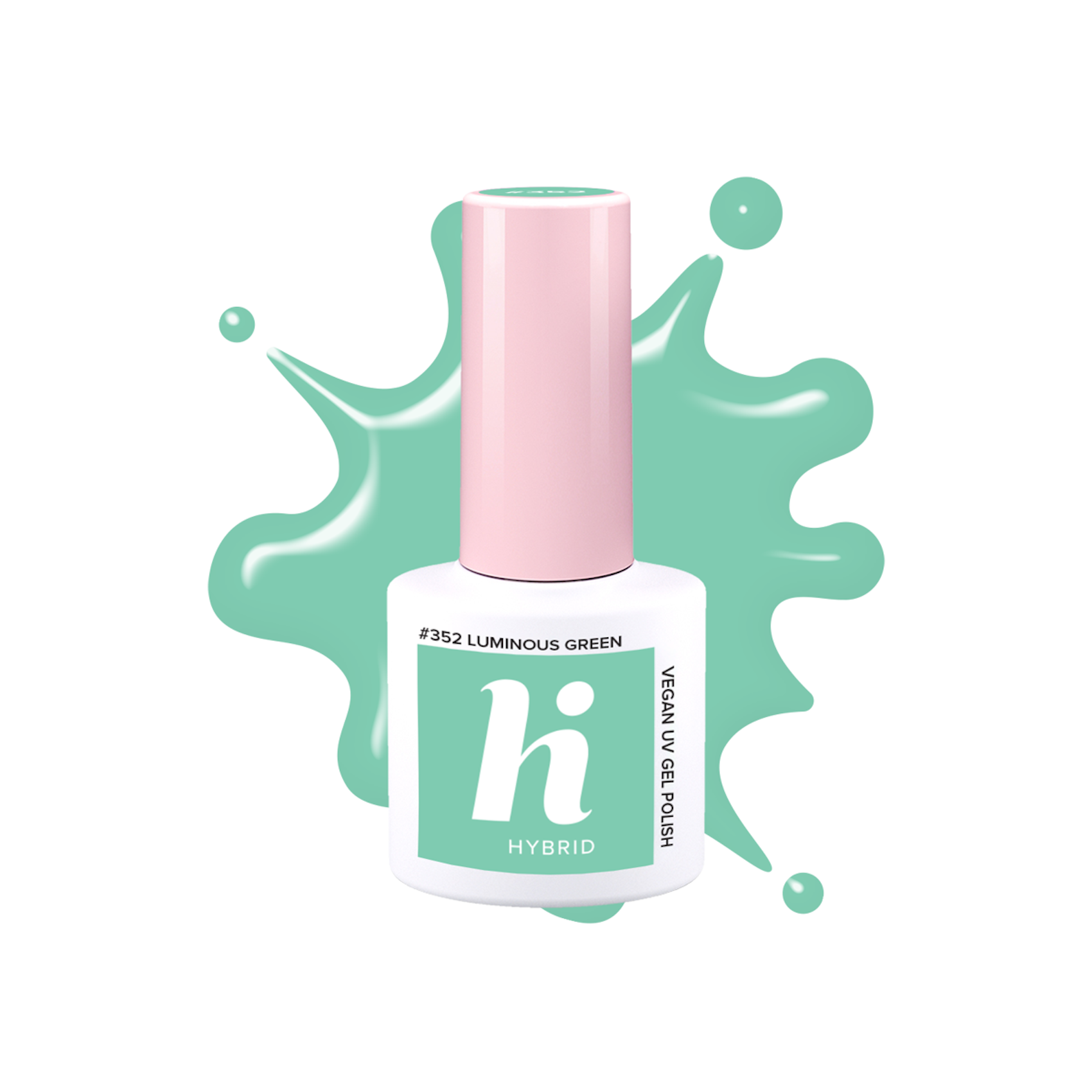 Hi Hybrid 352 Uv Gel Polish Luminous Green 5 Ml 0