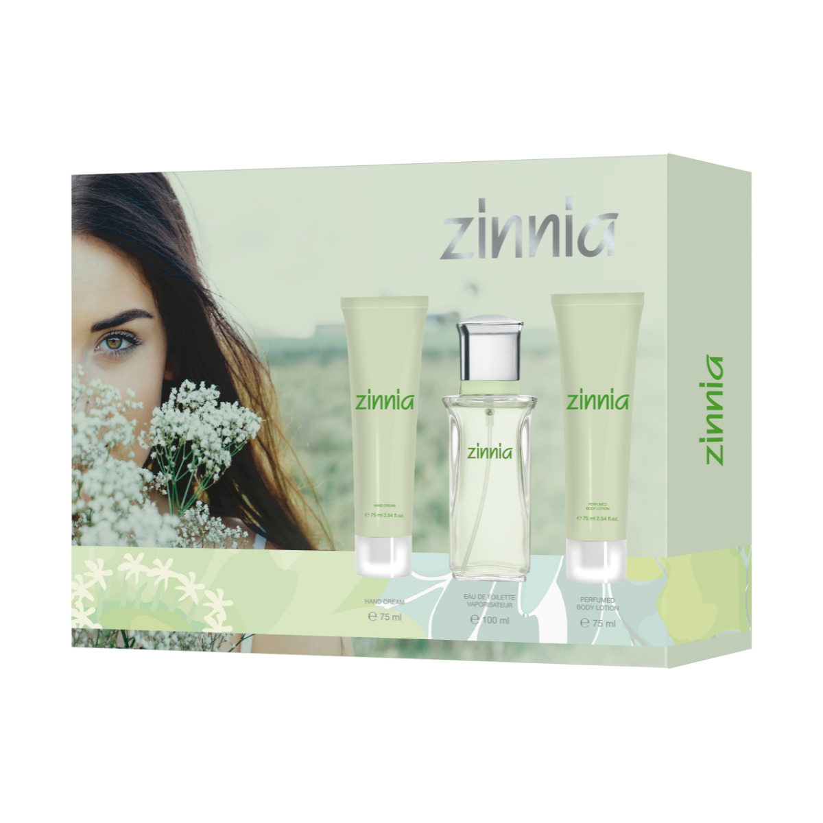 Set de perfume y cremas Zinnia Classic Woman