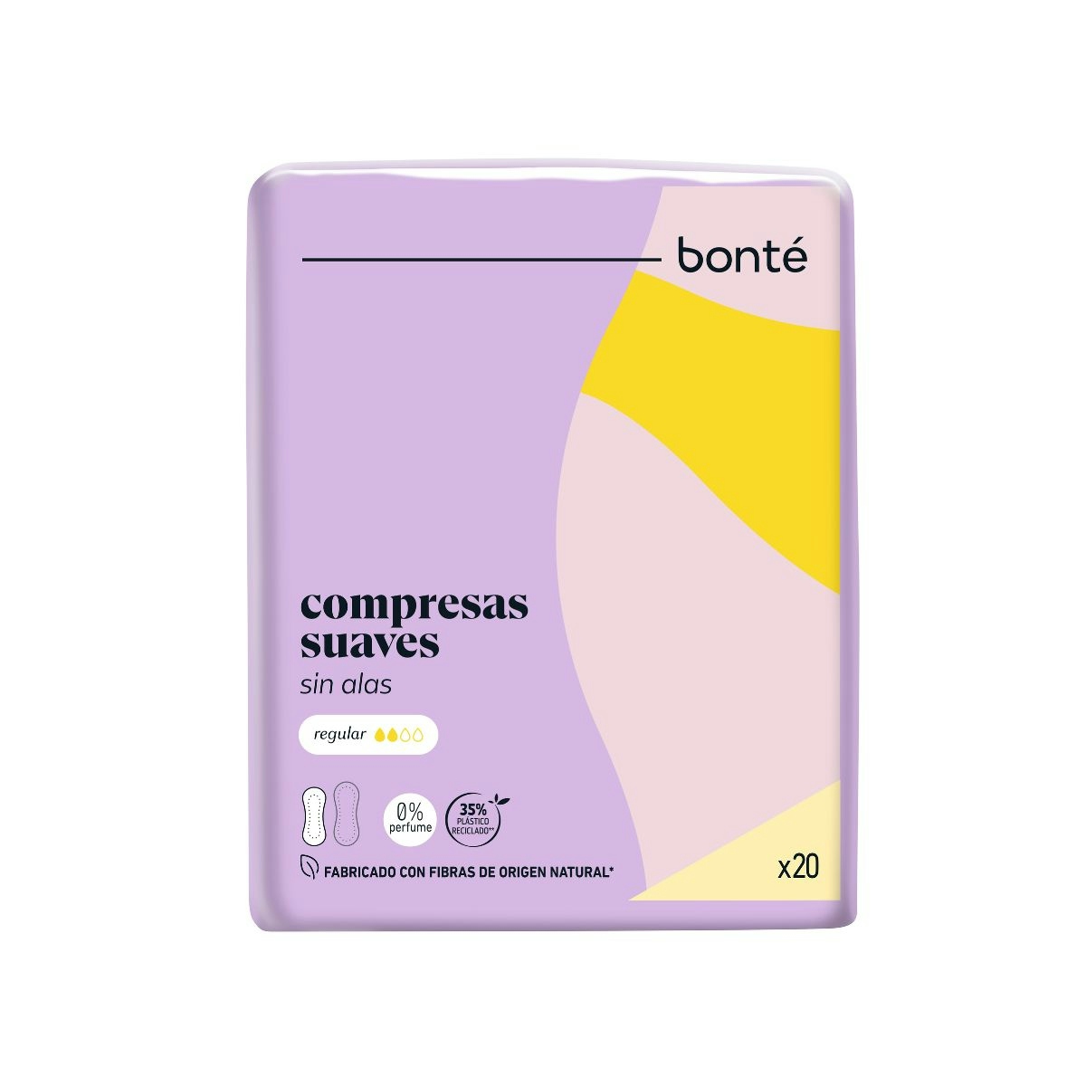 Compresas Suave Normal Bonté 20 Uds Compresas Suave Normal Bonté 20 Uds 0