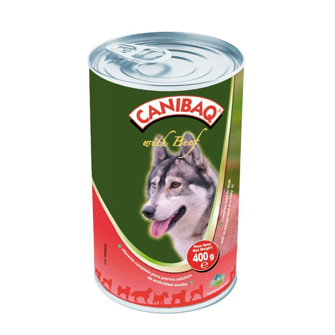 Comida Húmeda Perro Ternera Canibaq 400 Gr Comida Húmeda Perro Ternera Canibaq 400 Gr 0