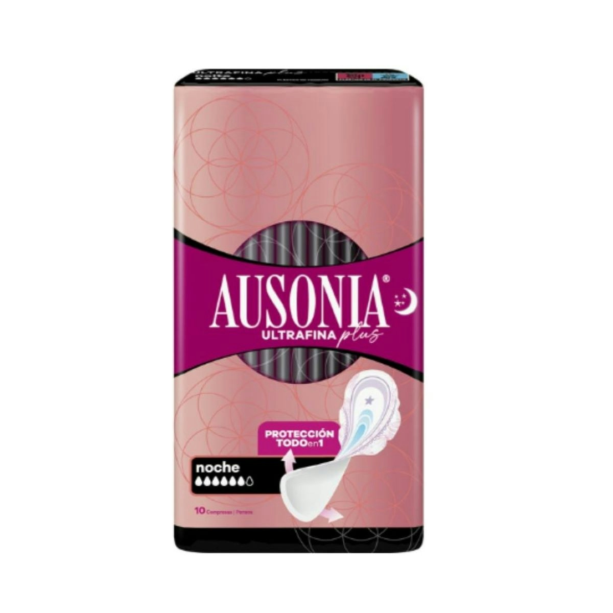 Compresas Ultrafinas Plus Con Alas Noche Ausonia 10 Uds Compresas Ultrafinas Plus Con Alas Noche Ausonia 10 Uds 0