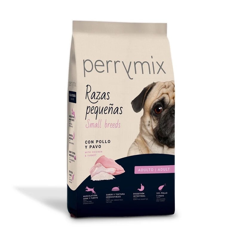 Pienso Perros Razas Pequeñas Pollo Y Pavo PerryMix 3Kg Pienso Perros Razas Pequeñas Pollo Y Pavo PerryMix 3Kg 0