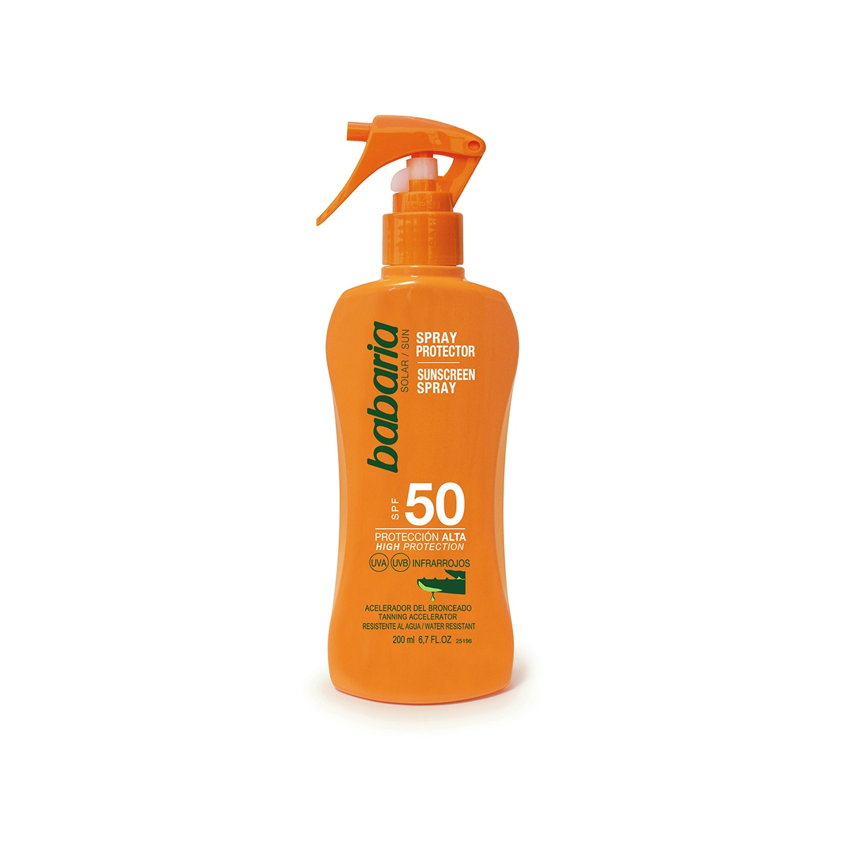 Spray Protector Solar Aloe F-50 200 Ml