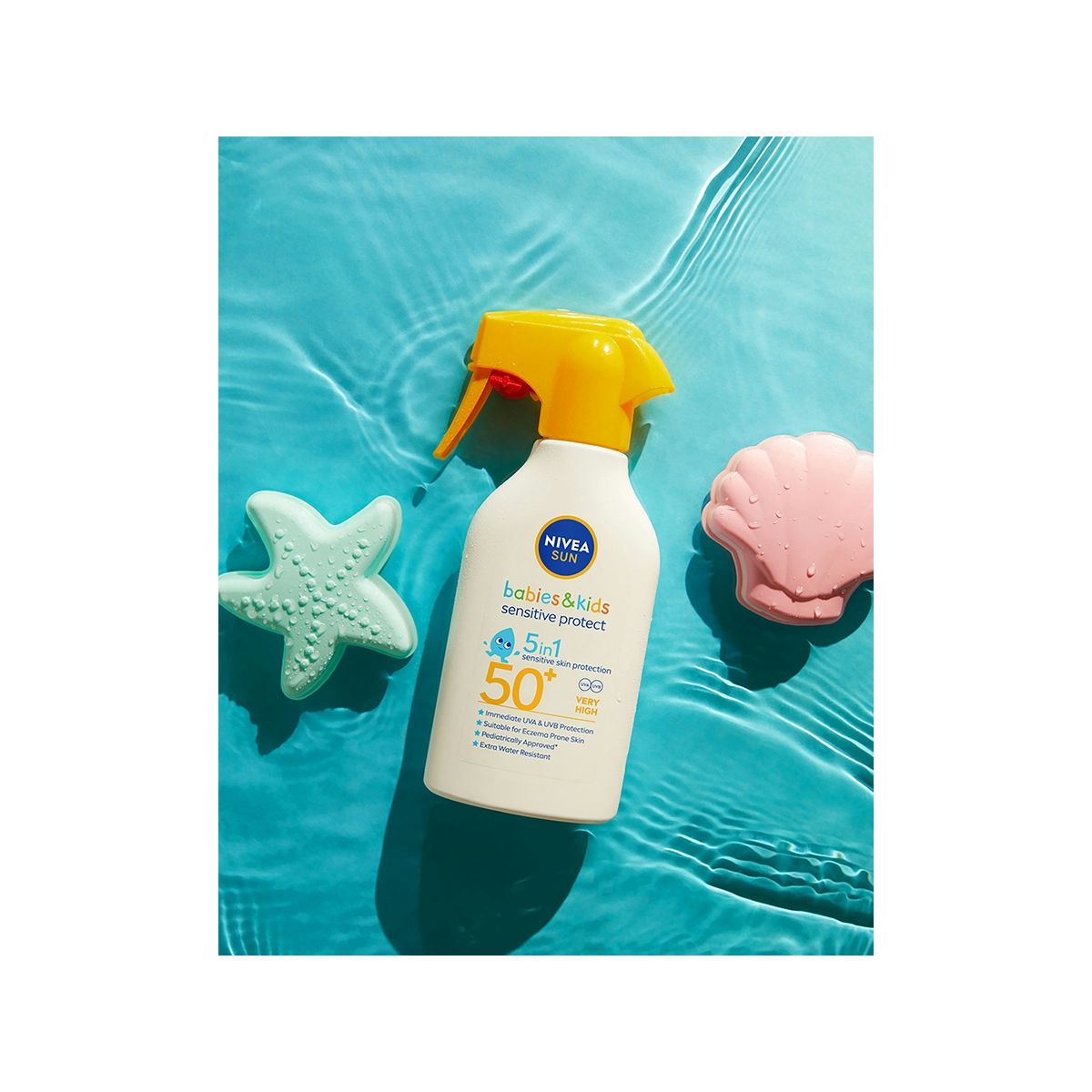 Spray Solar Bebés y Niños Sensitive FP50+ NIVEA 270 ml