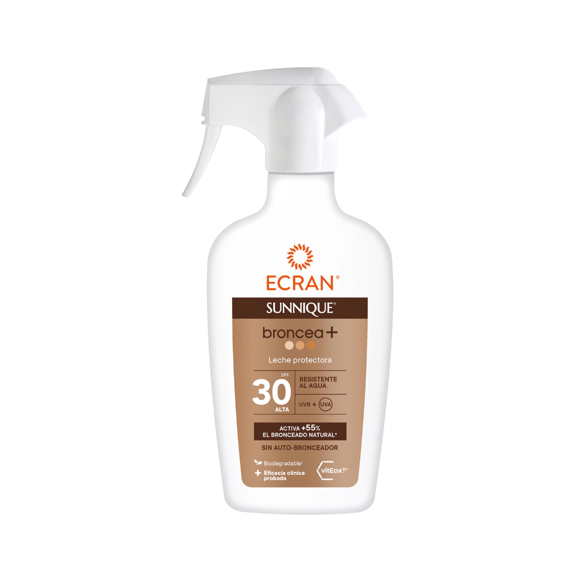 Leche Solar Spray Broncea+ SPF 30 Ecran Sunnique 270Ml Leche Solar Spray Broncea+ SPF 30 Ecran Sunnique 270Ml 0