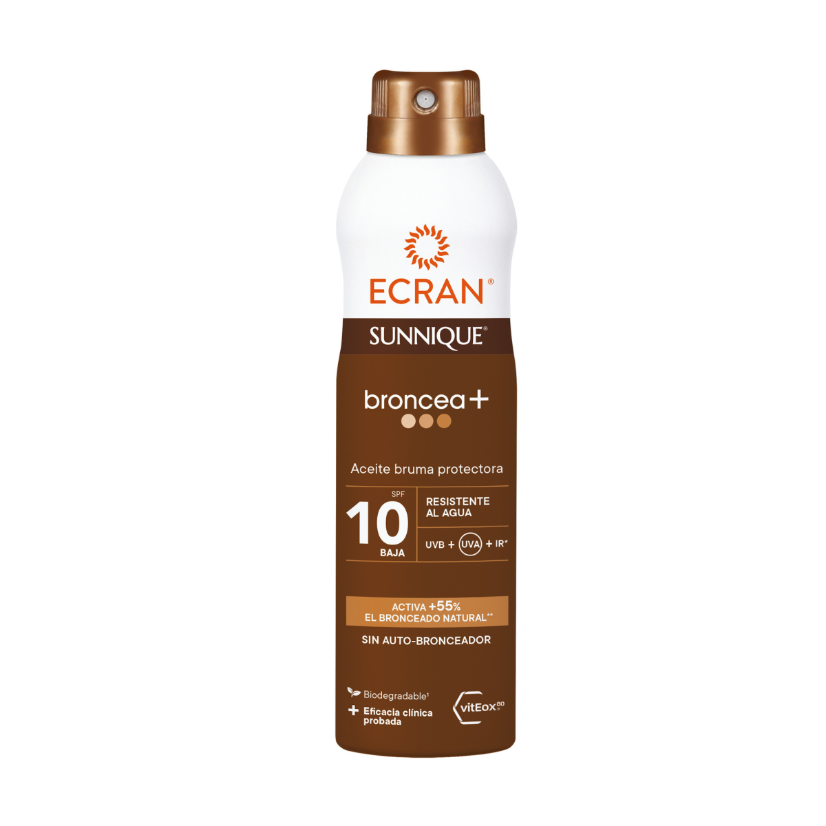 Aceite Broncea F10 Ecran Sunnique 250 ml