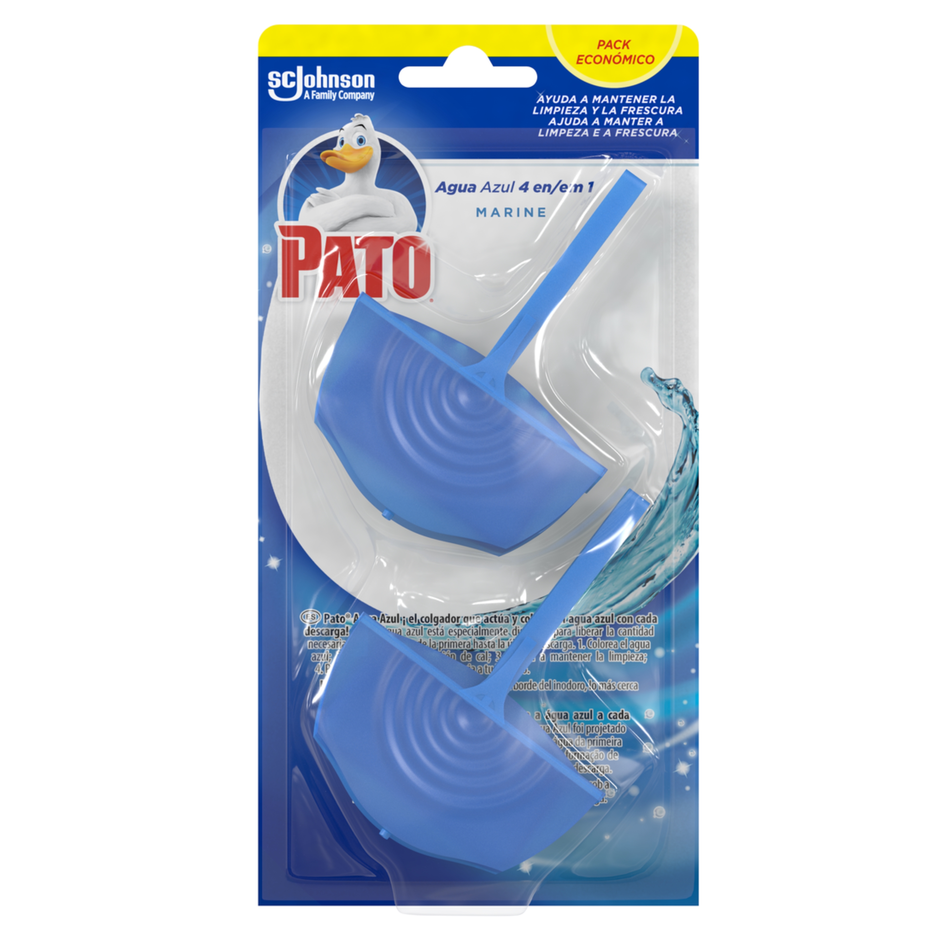 Imagen de Limpiador WC Agua Azul Pato 2 Uds