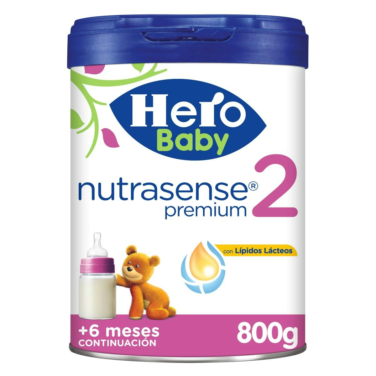 Leche Nutrasense Premium 2 Hero Baby 800 gr