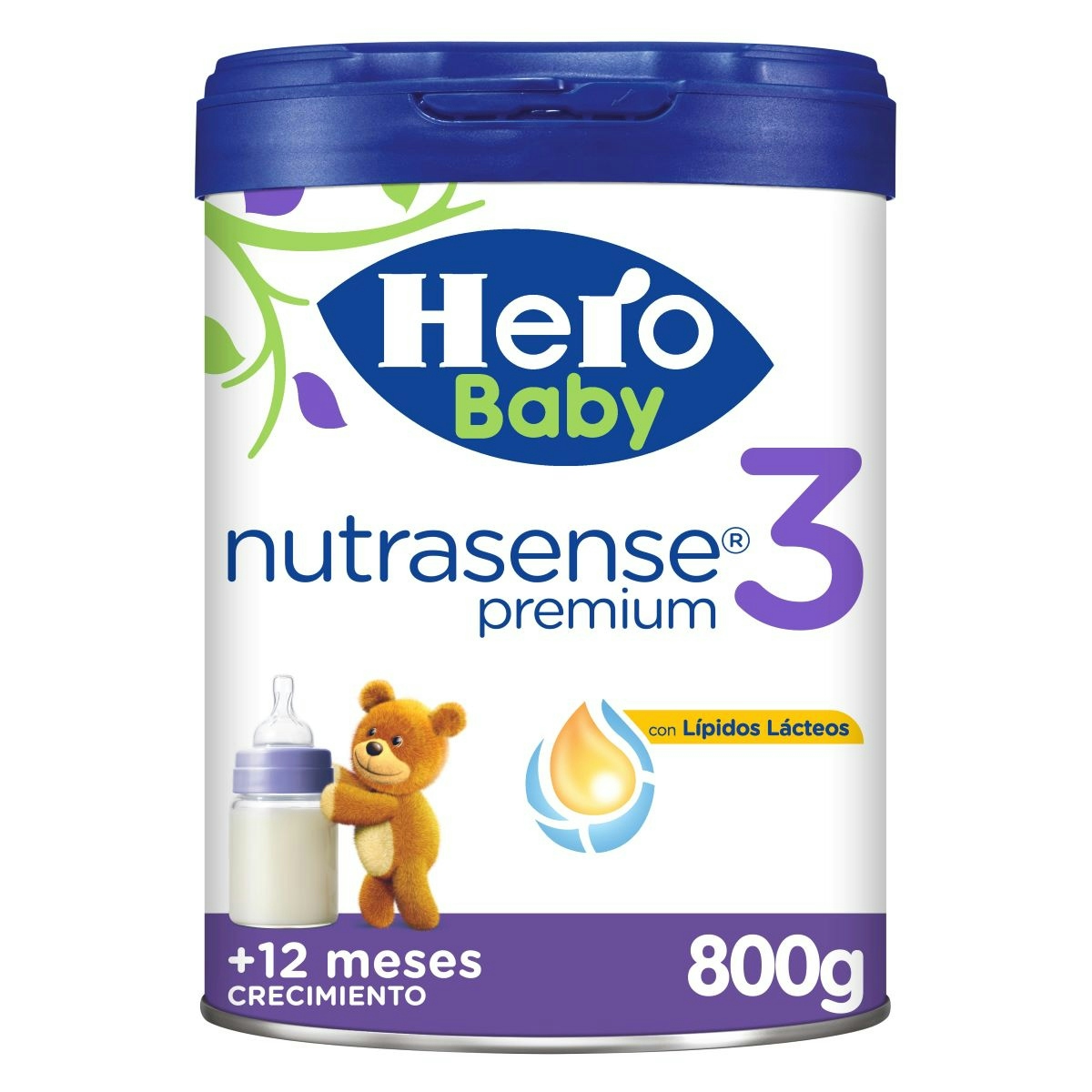 Leche Nutrasense Premium 3 Hero Baby 800 g