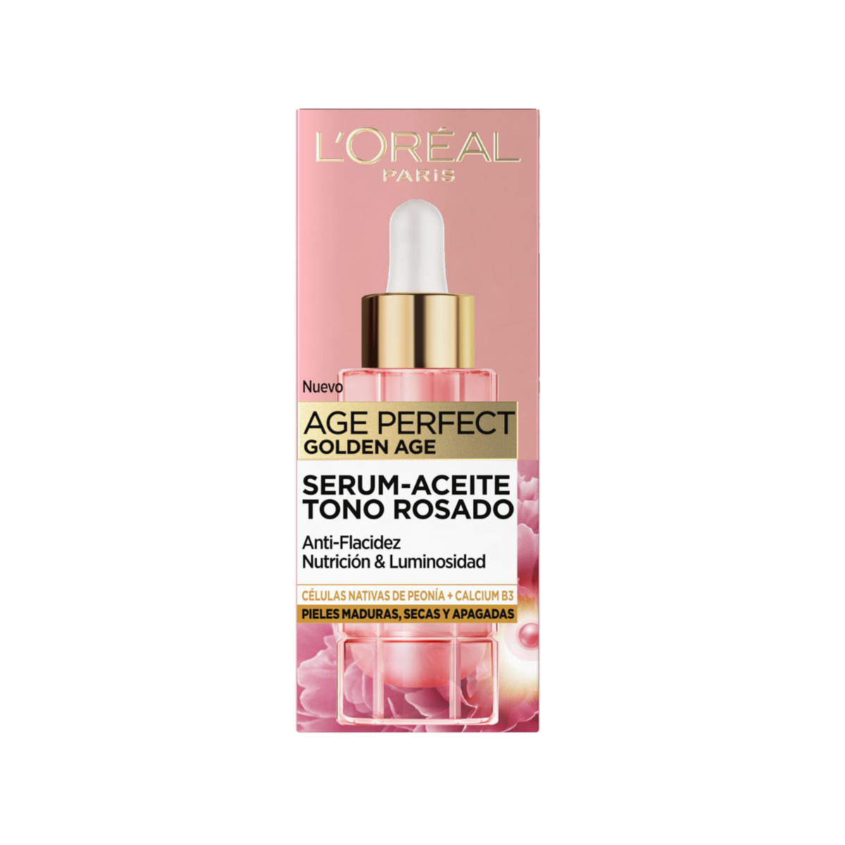 Sérum aceite tono rosado Age Perfect L'Oréal Paris